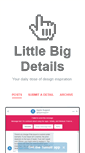 Mobile Screenshot of littlebigdetails.com